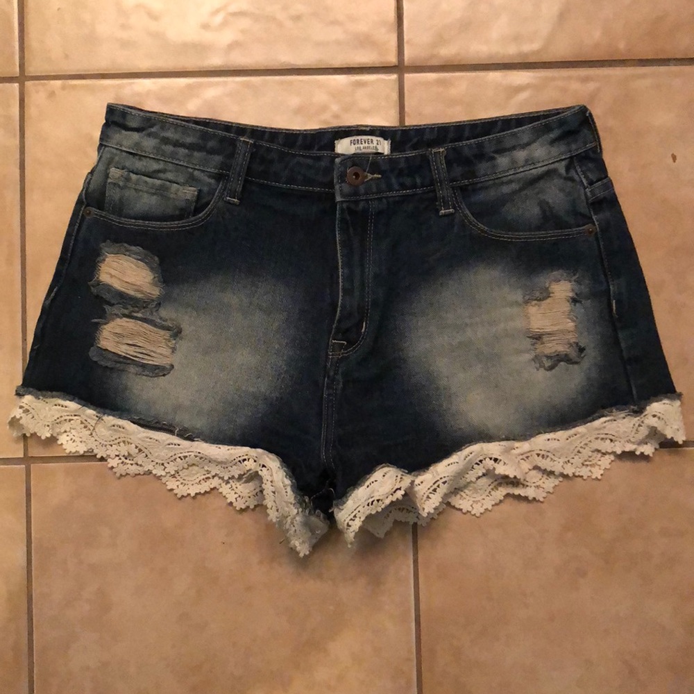Lace shorts